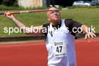 Mens javelin 2024 NE Masters Track and Field Champs., Monkton Stadium, Jarrow.  Photo: David T. Hewitson/Sports for All Pics